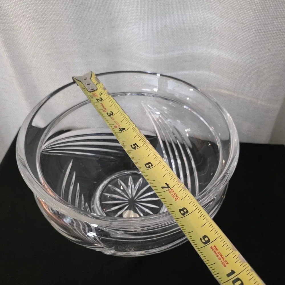 Montreux Cut Crystal Footed‎ Bowl, Floral Centerpiece, Fruit Dish, Pedestal Base